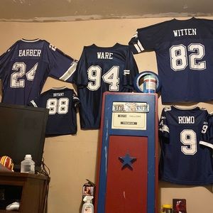 I have a big verity of jersey let me know what you like.   Jordan bird $50 each